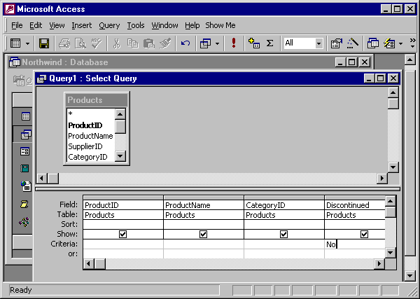 the partially corrected query
