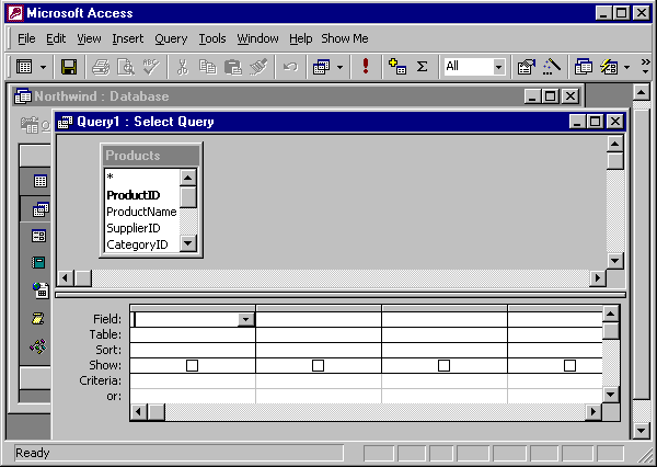 ready to begin the real design work on the new query