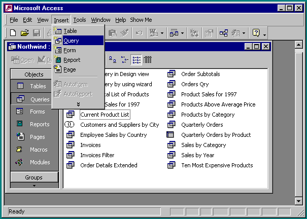 starting a new query