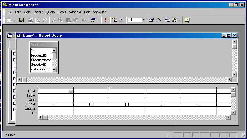 ready to begin the real design work on the new query